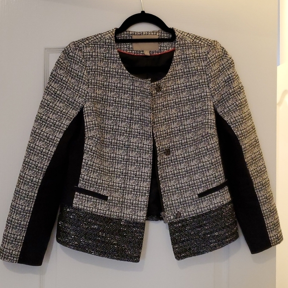Banana Republic tweed blazer jacket - Picture 1 of 4